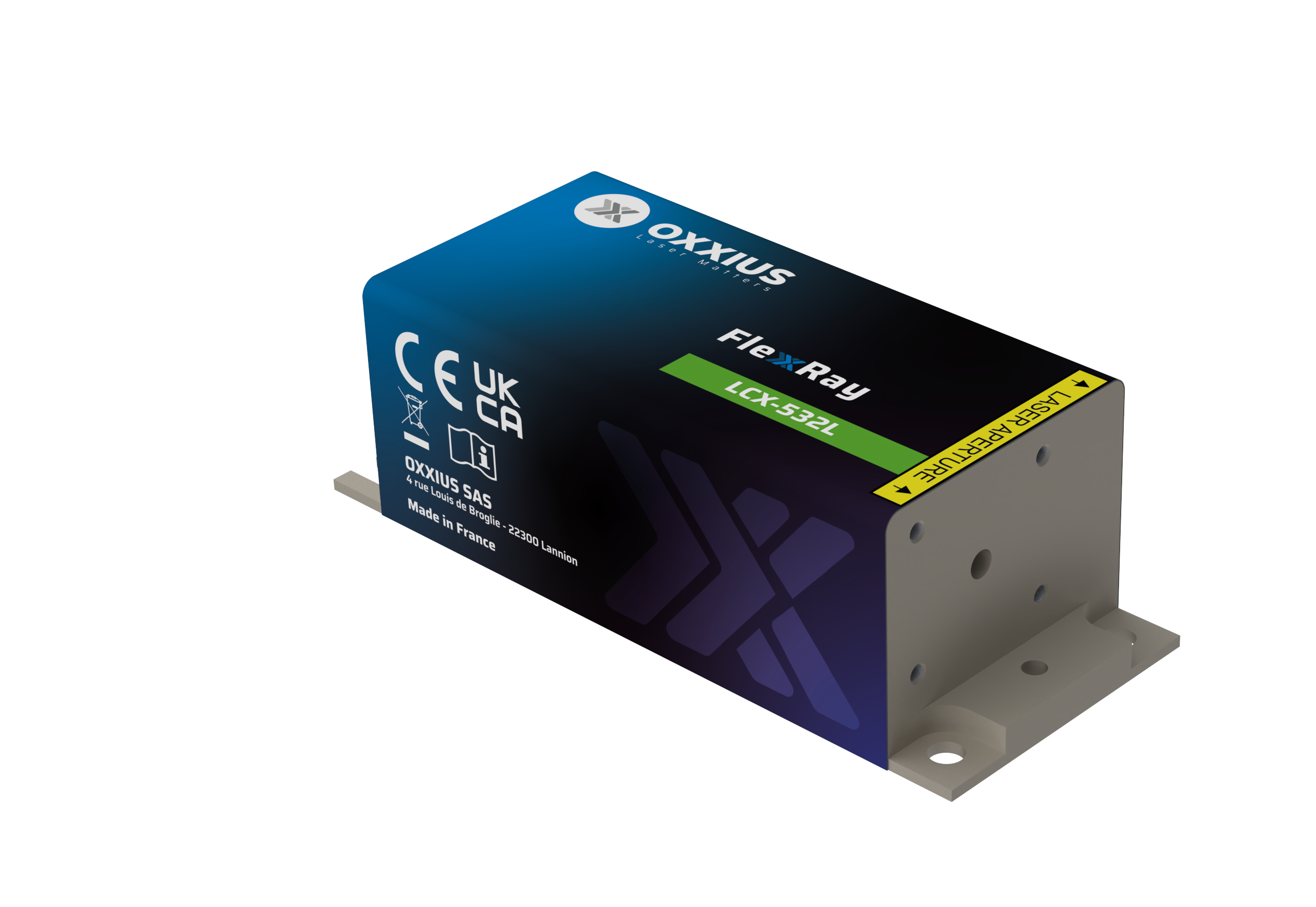 FlexxRay 532 nm (fixed power) up to 800mW the LCX-532L
