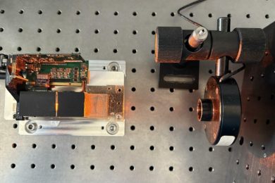 First Diode Pumped Samarium Laser In The Visible Range