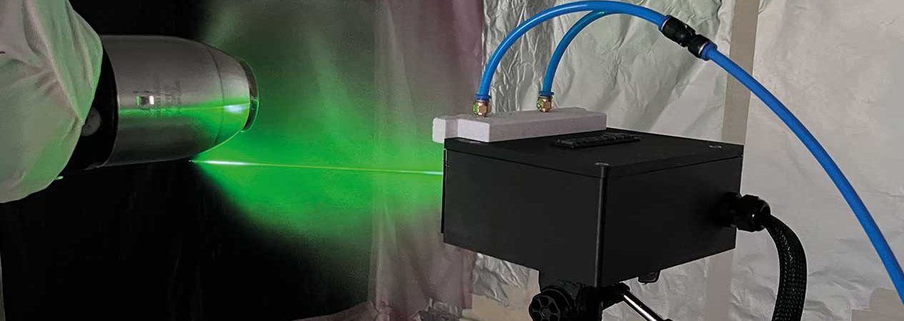 laser spray measurement